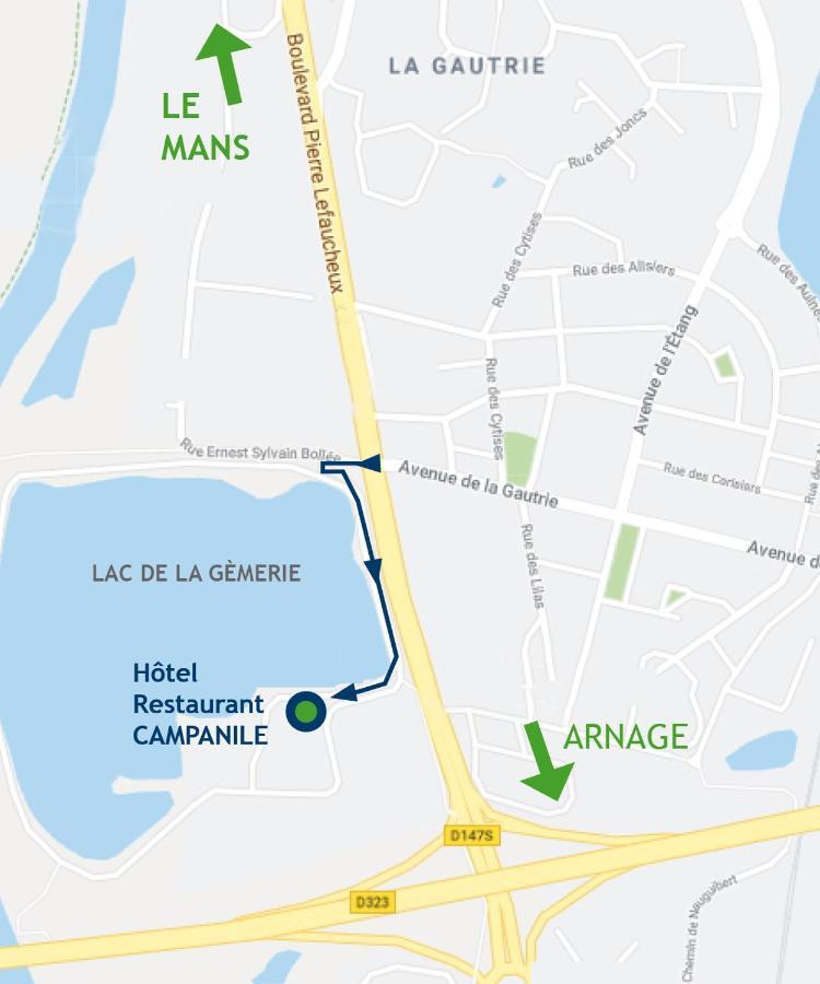 Campanile Le Mans - Arnage Hotel Ngoại thất bức ảnh